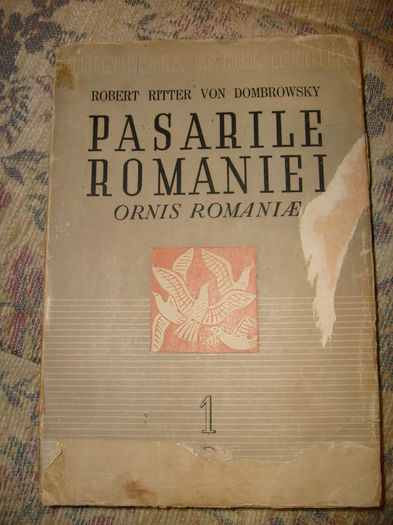 c1 - Ornis Romaniae - Vol 1 - o capodopera; Alta lucrare primita cadou de la dl. Georgescu. Mii de multumiri!
