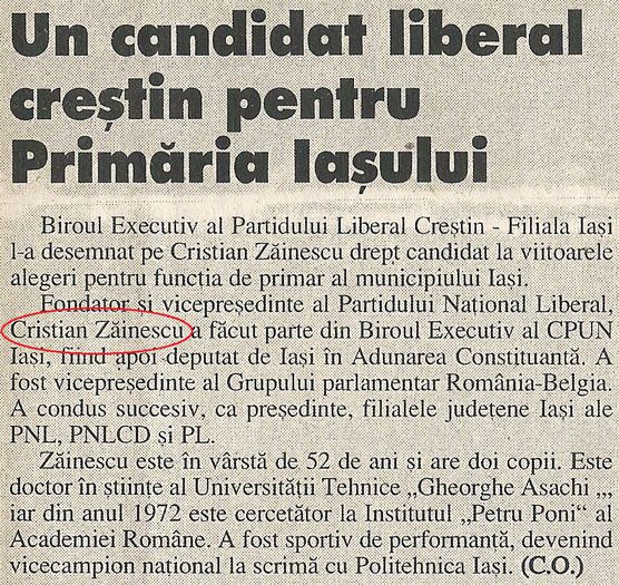 Ziua de Iasi, 1 aprilie 2000