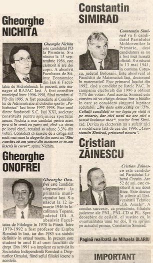Monitorul, Iasi 20 aprilie 2000