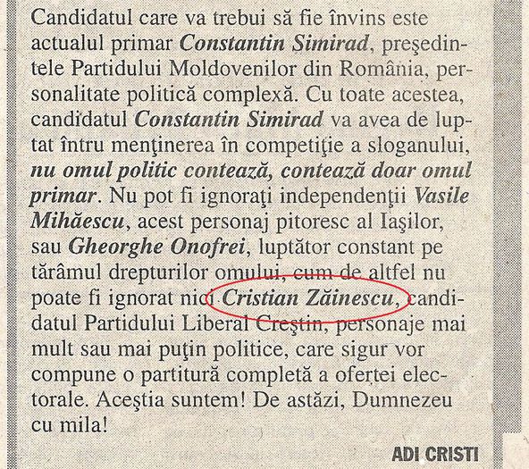 24 Ore, Iasi 22 aprilie 2000