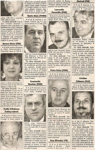 Evenimentul, Iasi 5 mai 2000