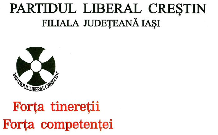 Afis electoral PLC Iasi, iunie 2000