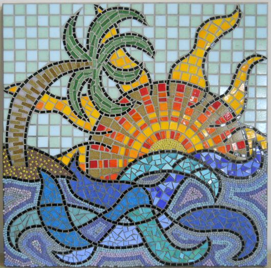 Vedere (Postcard); Mosaic, 50x50 cm, suport MDF 18 mm grosime, chit gri
PRET: 700 LEI
