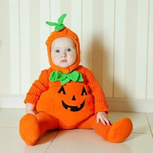 10386783_784910778258584_4825812937900140292_n - Bebelusi costumati in dovlecei de Halloween