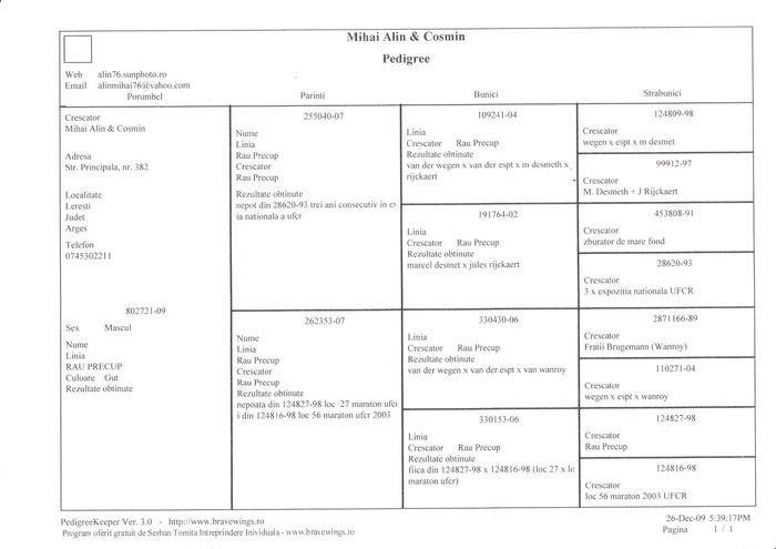(RAU PRECUP)WEGEN x ESPT x DESMET x RIJCKAERT x WANROY