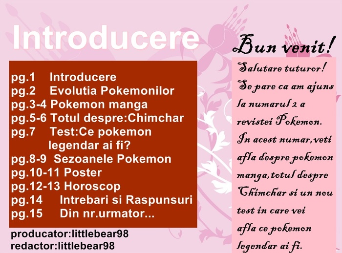 Pag.1 Introducere - Pokemon numarul 2