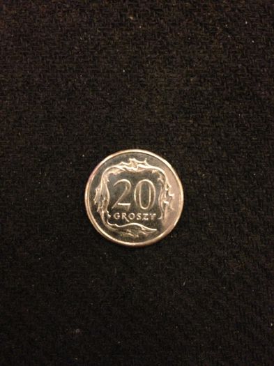 20 groszy, 2013, Polonia- 1 leu
