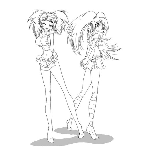 Zoe_Drake_x_Runo_Misaki_FanArt_by_Aslan_Zara