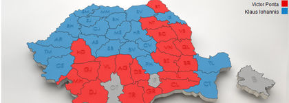 harta bicolora a RO-16.11.2014 - Diaspora RO-vot 2014 _ stiri diverse
