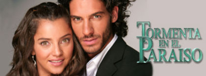 Tormenta en el paraiso - Protagonistas de telenovelas