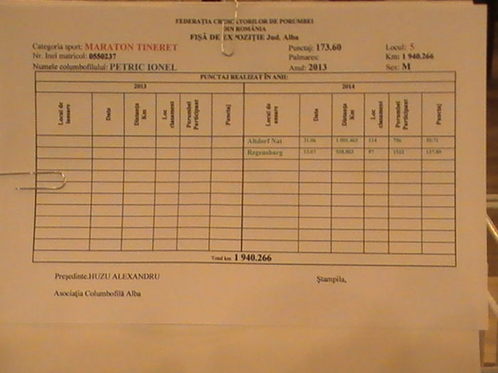 Fisa de expozitie jud. Alba