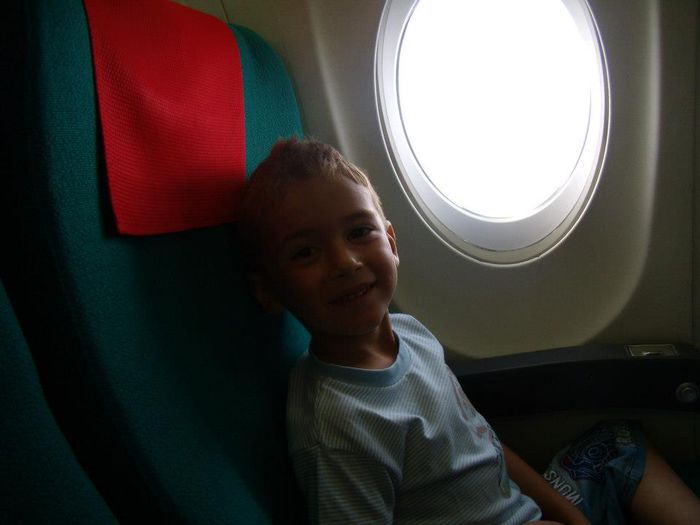 DAVID in avion fara stres