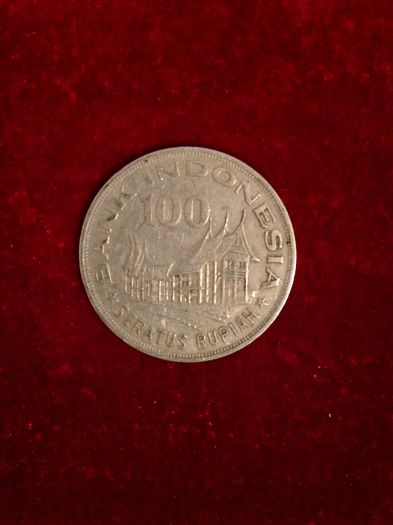 100 rupiah, 1978, Indonezia, FAO- 3,50 lei; KM#42
