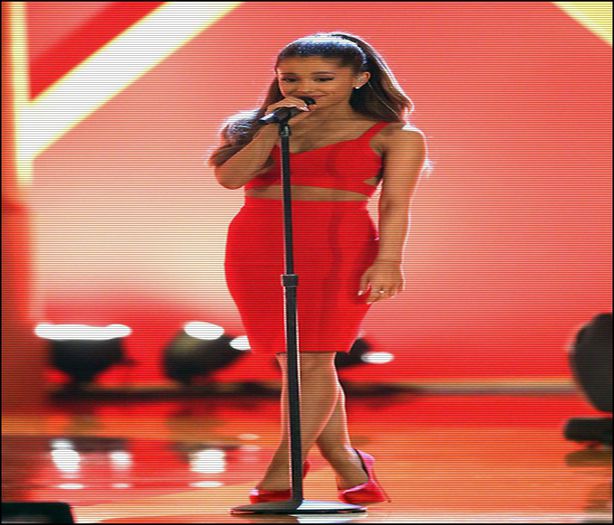 Ariana Grande performing at the Very Grammy Christmas in LA - 2O14