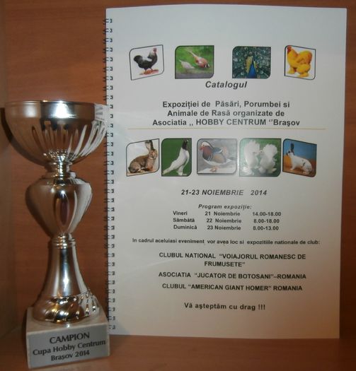 Campion Expozitie Cupa Hobby Centrum Brasov 2014