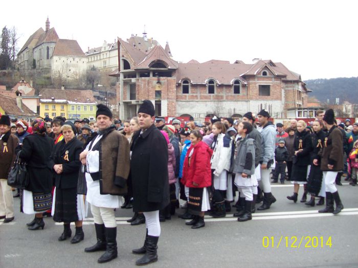 100_8124 - AA 1 DECEMBRIE 2014 LA SIGHISOARA SARBATOAREA A 96 DE ANI DE LA MAREA UNIRE