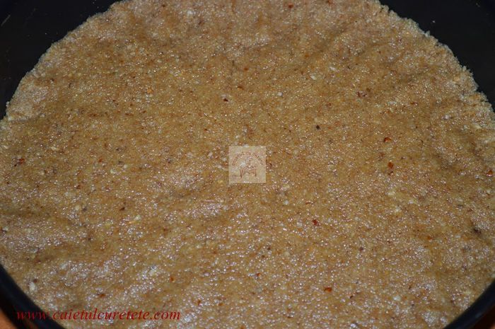 DSC_0125 - Tort cu blat de biscuiti si crema de iaurt si caramel