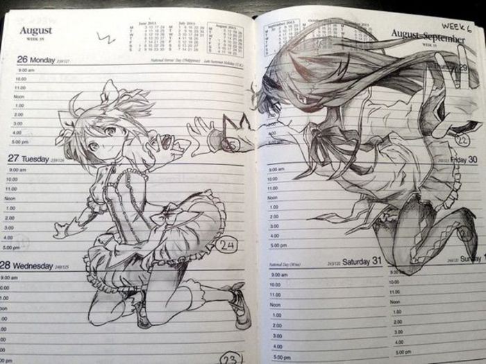 Imi place sa desenez desi nu prea ma princep