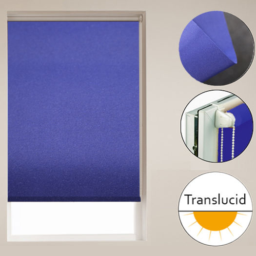 Rulou translucid albastru clemfix - Jaluzele - Rulouri textile