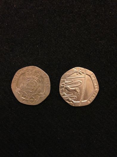 image20 pence, Anglia - 1,50 lei