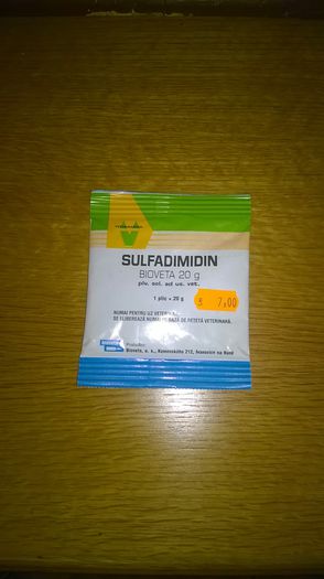 Sulfadimidin - Medicamente si accesorii pentru iepuri