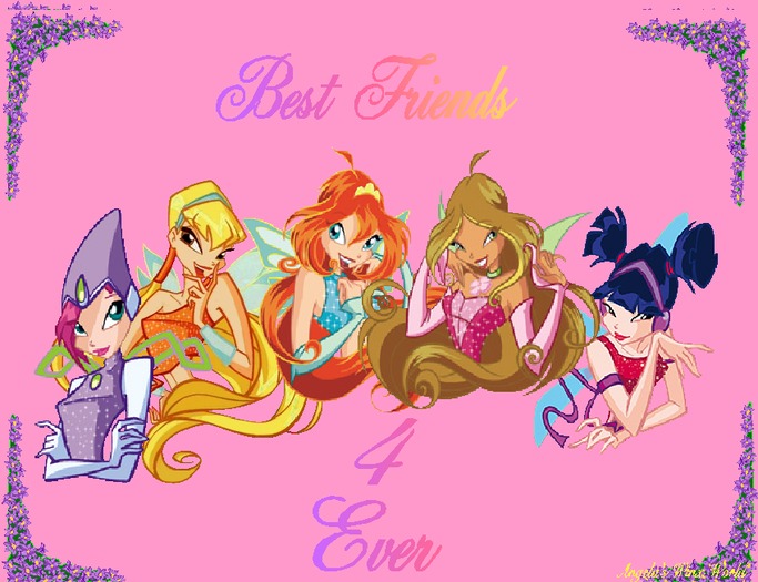 Best Friends 4 Ever - Wallpapare rare Winx