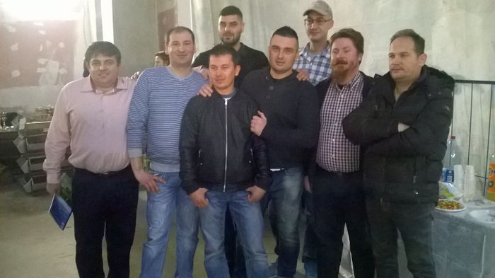 Liviu,Eu,Catalin,Ionut,Bobby,Marius,Gabi,Sorin - Expozitia Oradea 12-14 decembrie 2014 Cupa Crisana