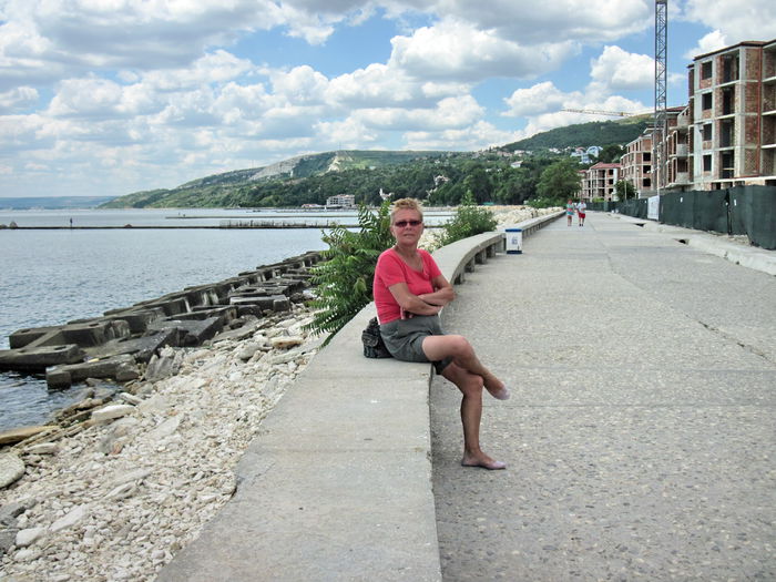 Maria pe faleza Balcic