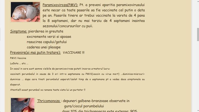 Paramixoviroza(PMV) - Utile