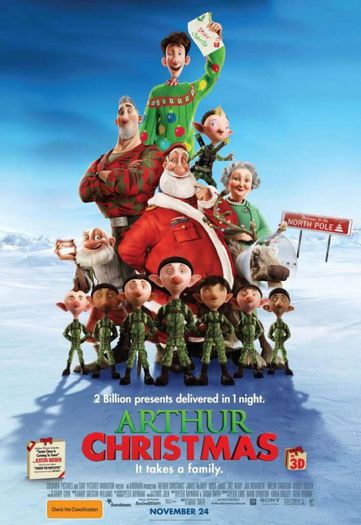 Arthur Christmas (2011) vazut de mine