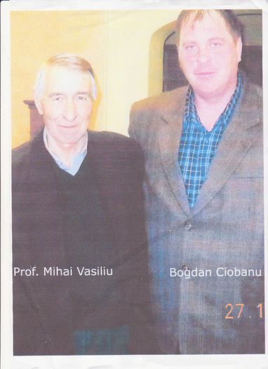 Ciobanu Bogdan   prof. Mihai Vasiliu - Porumbei Ciobanu Bogdan