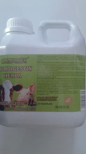 RUMDIGESTIN HERBA 1 L 38 RON - RUMDIGESTIN HERBA 1 L - 38 RON