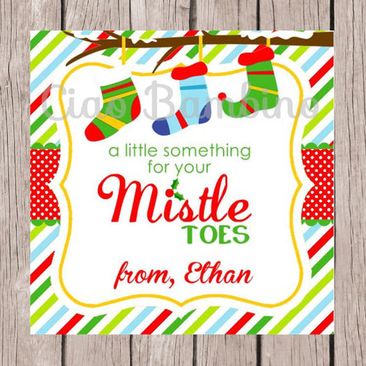 a little something for your Mistle TOES from, Ethan