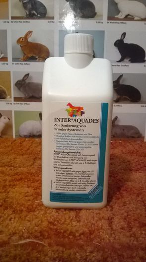 Dezinfectant apa pentru urechiati(Față); Foarte bun pentru desinfectia apei,nu face apa verdeata
