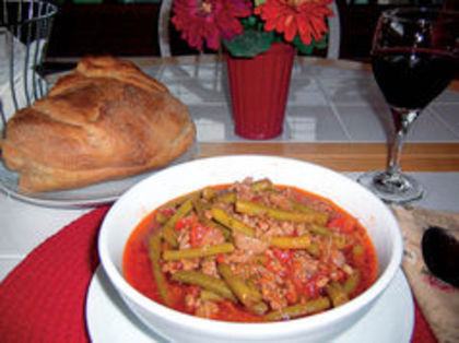 Mâncare de fasole verde