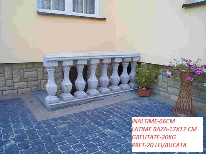 nr2 - STALPISORI BALUSTRI DIN BETON DE VANZARE