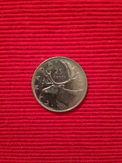 25 centi, 1979, Canada - 1,60 lei - Monede de vanzare