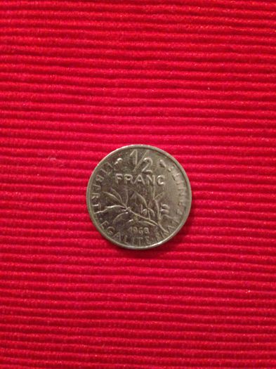 1/2 franc, 1968, Franta - 1 leu - Monede de vanzare