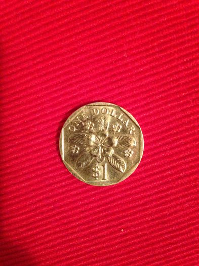 1 dolar, 1997, Singapore, UNC- 4,80 lei