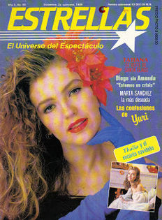 PORTADA+THALIA+ESTRELLAS+1988 - THALIA POZE RARE SUPER 4