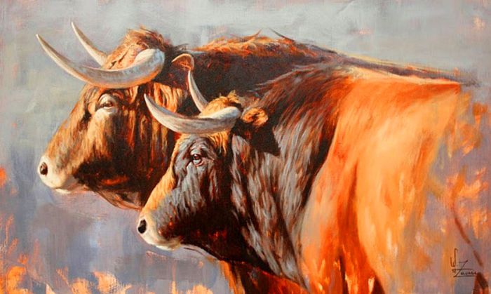 cuadros-al-oleo-de-toros-y-caballos (3)
