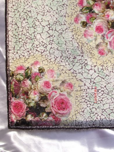 decoupage trandafiri