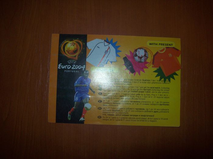 Album Euro 2004 - Vand albume colectii de la Star Foods Mr Snaki Star Chips Chipicao Cheetos carti Yughi-Oh