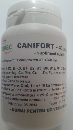 CANIFORT 80 CP 25,5 RON - CANIFORT 80 CP - 25 RON SI 50 DE BANI