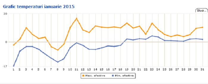 Temperaturi ianuarie  2015 - Trandafiri degerati sau canker