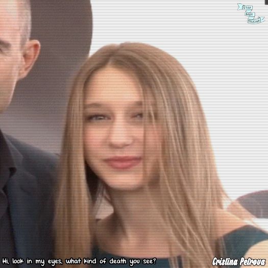 ➹`Петрова пожар.ϟ; Erica. :) ; *se întoarce către el și își lasă buza inferioară CL; în jos* A durut. #Damon
