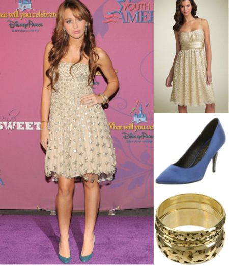 miley-cyrus-steal-the-look - Miley Cyrus in rochie