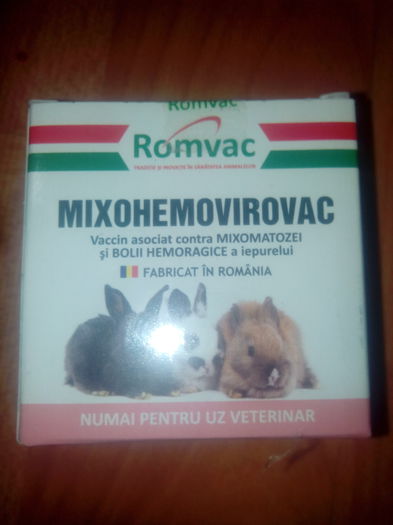 mixoxohemovirovac - Medicamente iepuri-porumbei