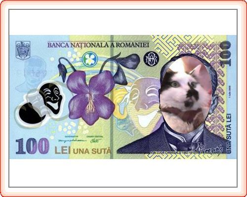 tomy pe bancnota presendinte cu cravata