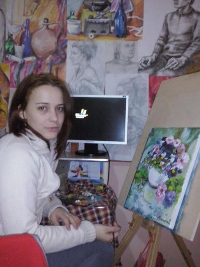 1 - Alexandra si picturile  ei